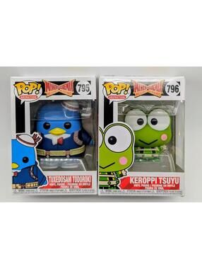 Funko Pop! Hello Kitty TukedoSam Todoroki #795 & Keroppi Tsuyu #796 My Hero